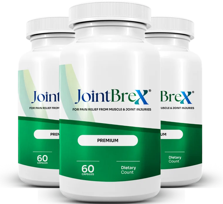 JointBrex joint comfort and mobility support capsules three-bottle pack